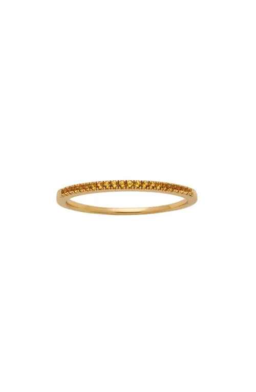 MADE BY MARY Birthstone Stacking Ring in Gold November at Nordstrom, Size 7 | Nordstrom