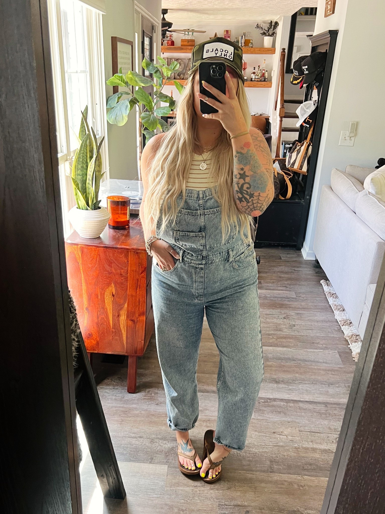 Summer uniform ☀️ overalls size large 
Tank size m/l 

#LTKMidsize #LTKSeasonal