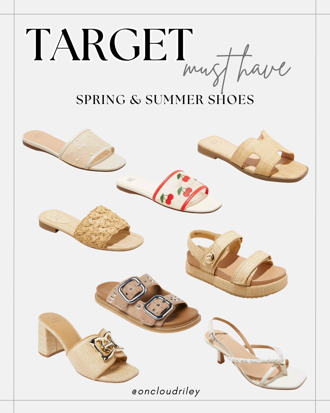 Target sandals are here and they’re so good—comfy, cute, and perfect for everyday wear. From casual slides to strappy styles, these are the pairs you’ll be reaching for all season.

target sandals, spring shoes, summer sandals, affordable footwear, new at target, everyday sandals, warm weather style, target finds, comfy sandals, casual chic

#LTKShoeCrush #LTKStyleTip #LTKSeasonal