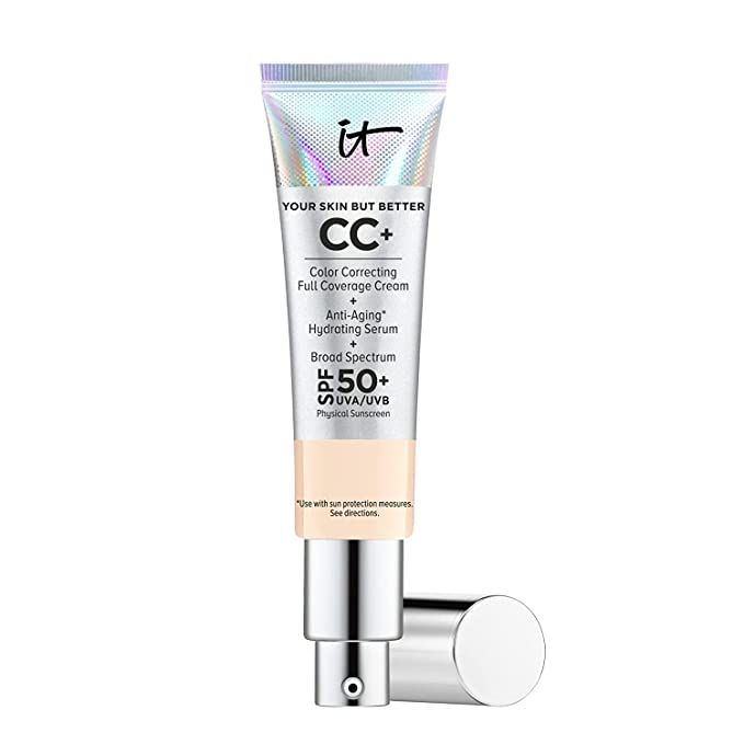 IT Cosmetics Your Skin But Better Cc+ Cream, Light (W) - Color Correcting Cream, Full-Coverage Fo... | Amazon (US)