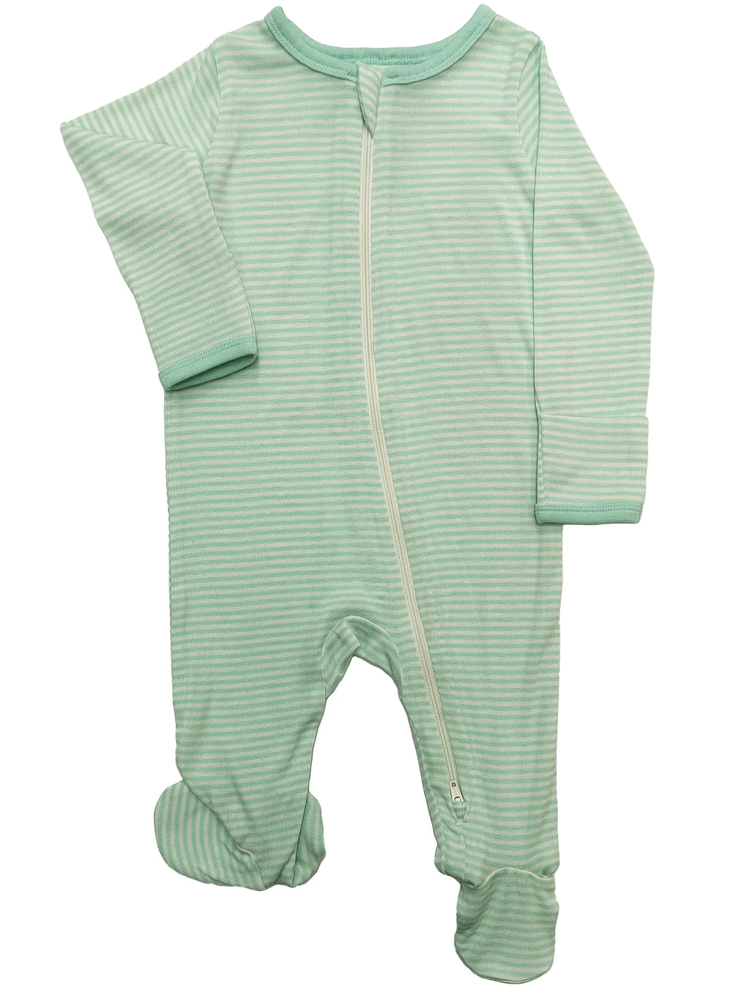 Wonder So Soft Modal by Wonder Nation Baby Gender Neutral Two-Way Zipper Footed Sleep N Play Paja... | Walmart (US)