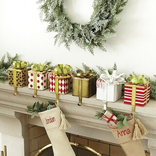 Gift Box Stocking Holder | Ballard Designs | Ballard Designs, Inc.