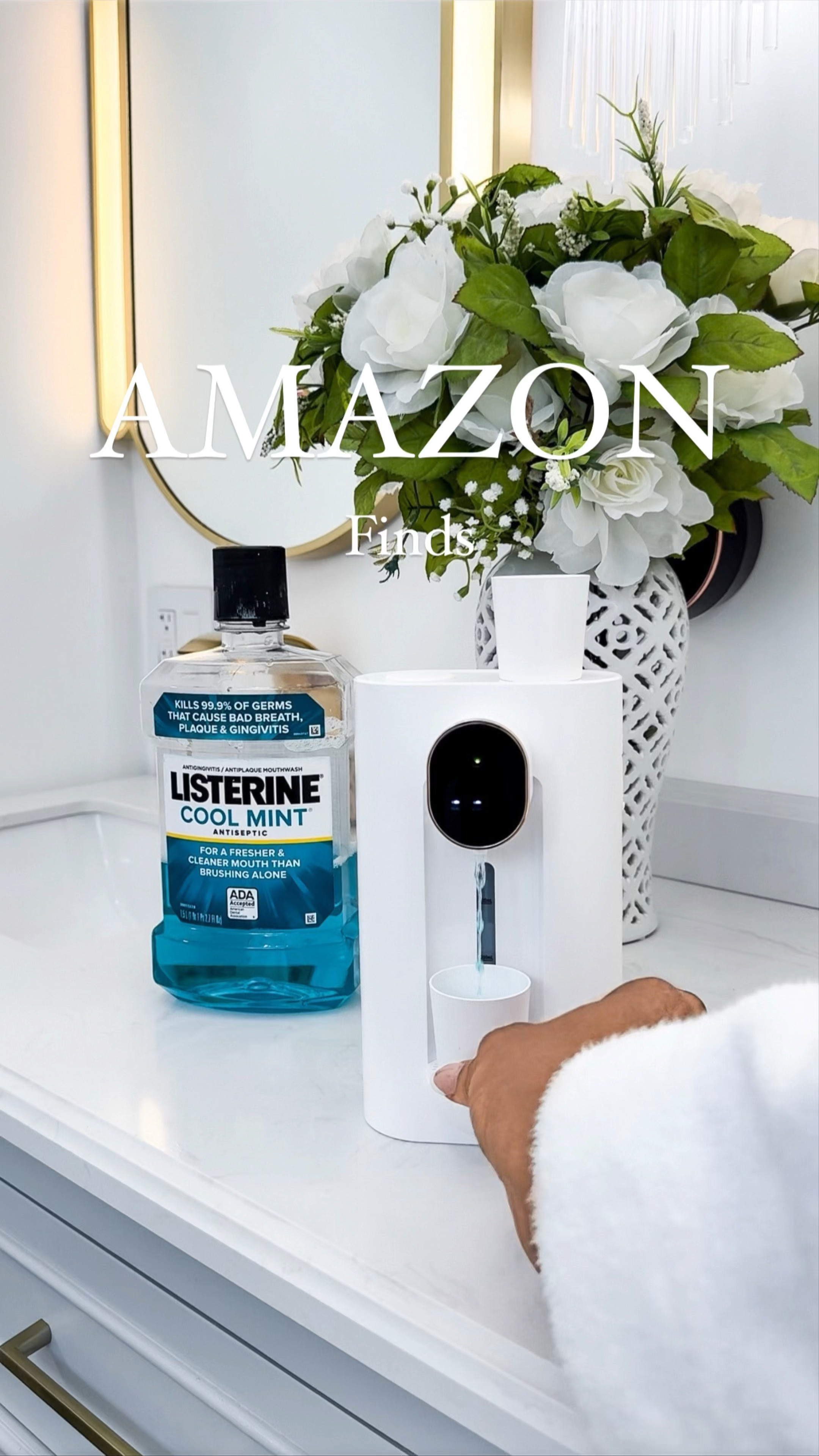 How beautiful and practical is this Mouthwash dispenser? Love that it keeps my vanity clutter-free and aesthetically pleasing 👌

#LTKfindsunder50 #LTKhome #LTKU