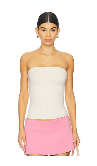 Mila Tube Top in Oat | Revolve Clothing (Global)