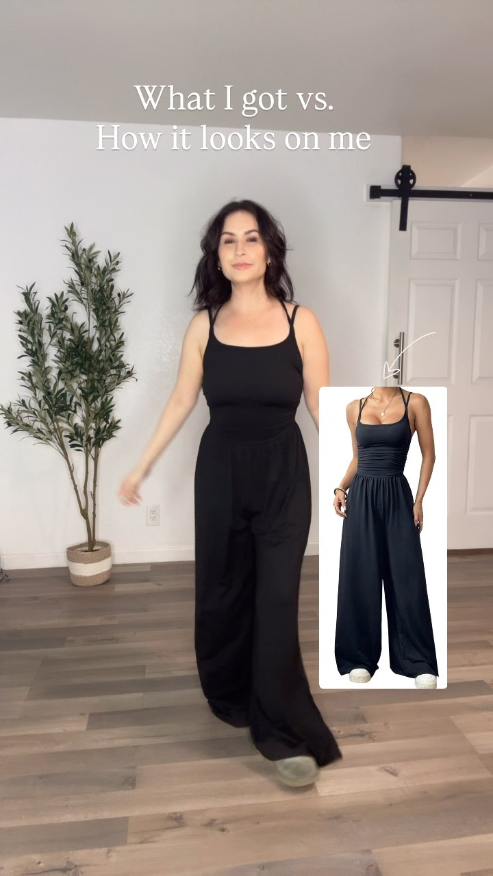 This jumpsuit is so fun and versatile! Dress it up or dress it sporty. There’s a ton of colors to choose from. I’m 5’2 the length is a bit long but with the sneakers on it’s fine.

I’m 125 lbs wearing a size medium, I should’ve gone with a small but happy with the flowy fit. Stick to your true size

#LTKdayinmylife #LTKmomlife #LTKSaleAlert