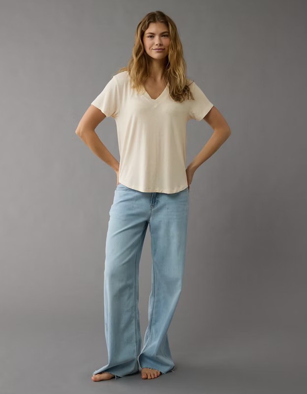 AE Soft & Sexy V-Neck T-Shirt | American Eagle Outfitters (US & CA)