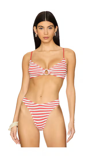 Ring Lissio Crop Top in Rooibos Stripe | Revolve Clothing (Global)