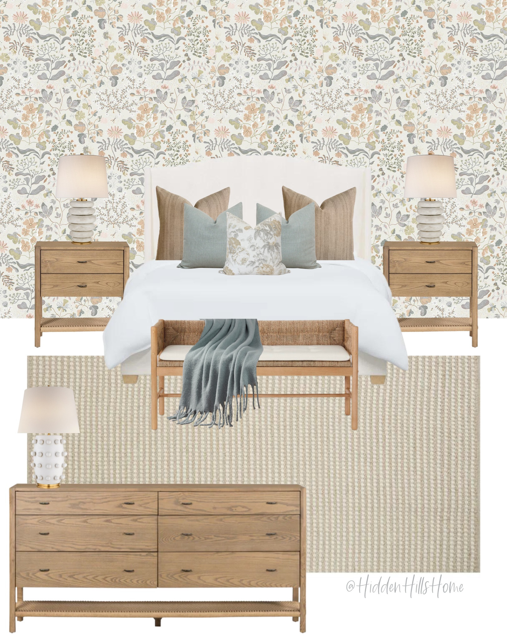 Girls bedroom decor mood board! Teen girls bedroom decor ideas, cute feminine girls bedroom decor inspiration #bedroom #girlsroom 

#LTKCyberWeek #LTKsalealert #LTKhome