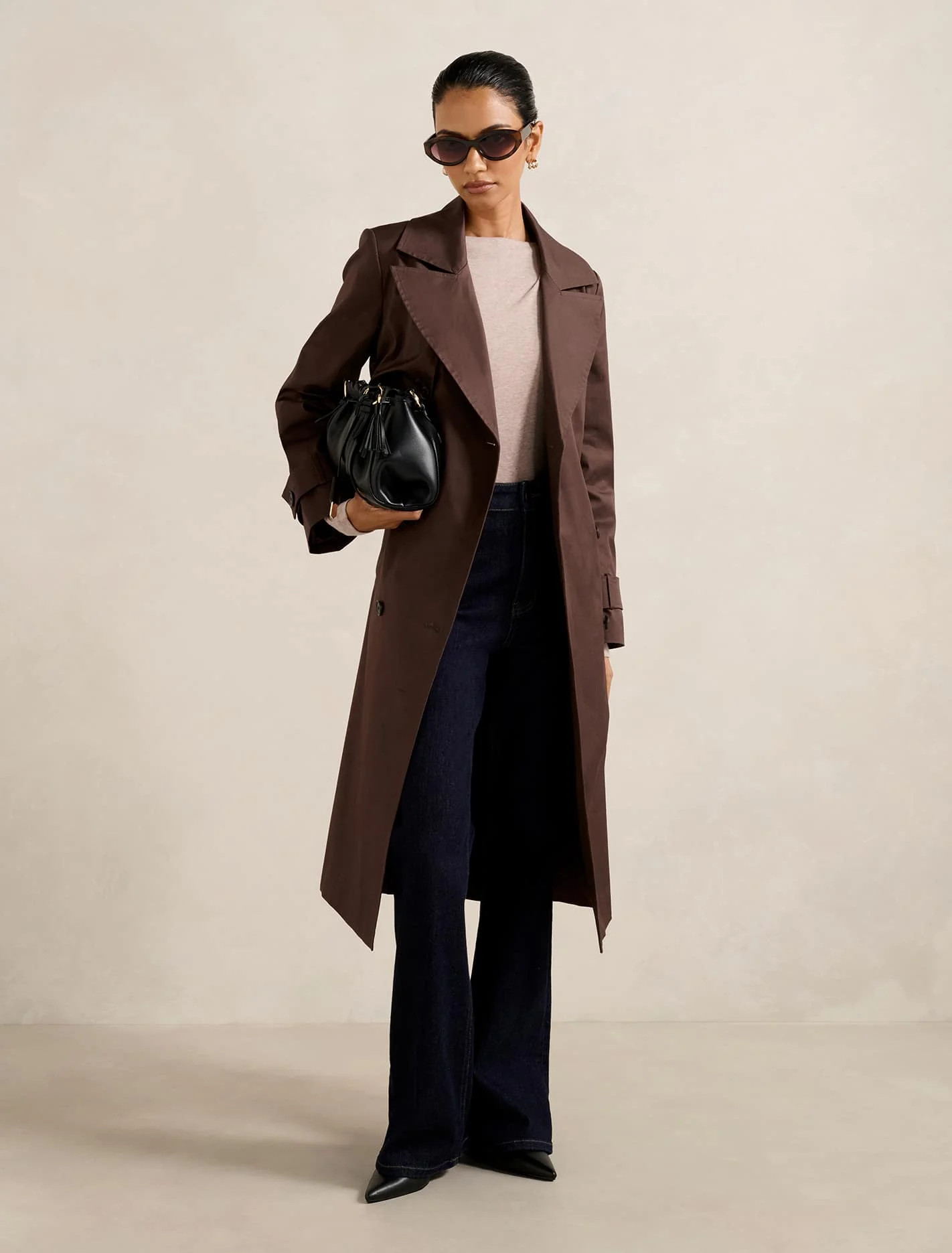 Ameria Petite Soft Trench Coat | Forever New (AU)