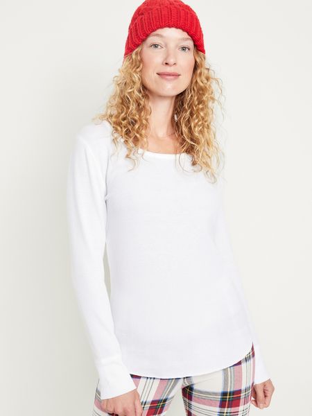 Waffle-Knit Pajama Top for Women | Old Navy (US)