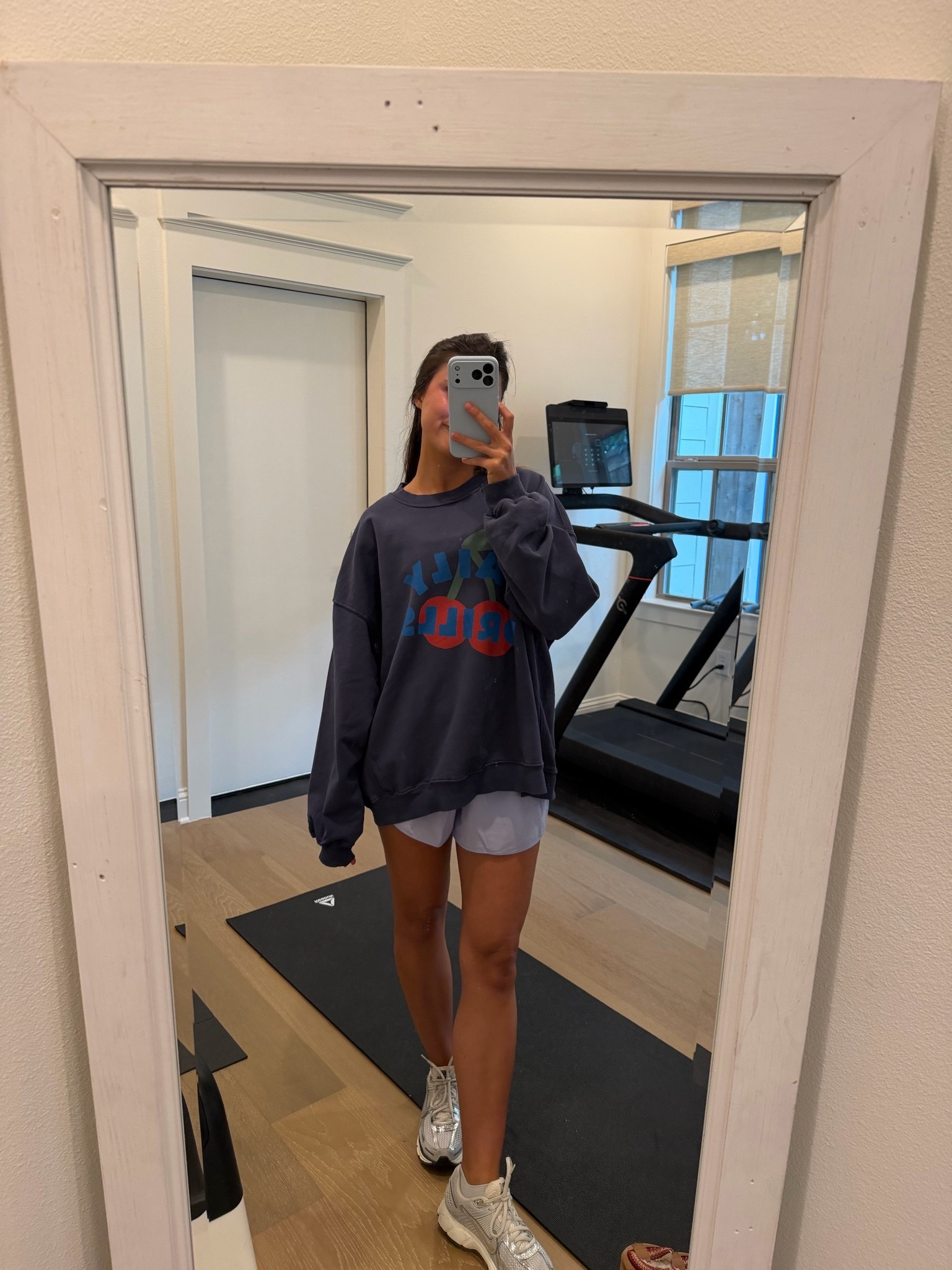 nikes from foot locker & linking some other faves 
@Alo Yoga match point shorts
daily drills sweatshirt

#LTKmorningroutine #LTKActive #LTKfitnessgoals
