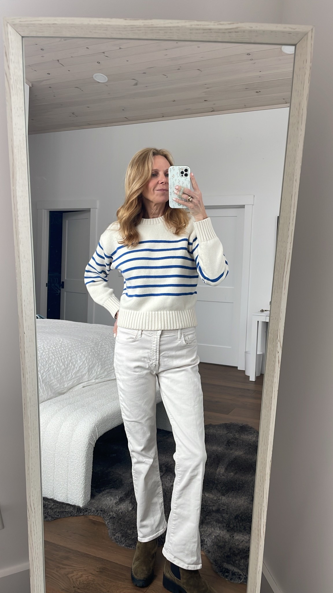 Fun nautical stripe cotton sweater 

#LTKStyleTip #LTKOver40