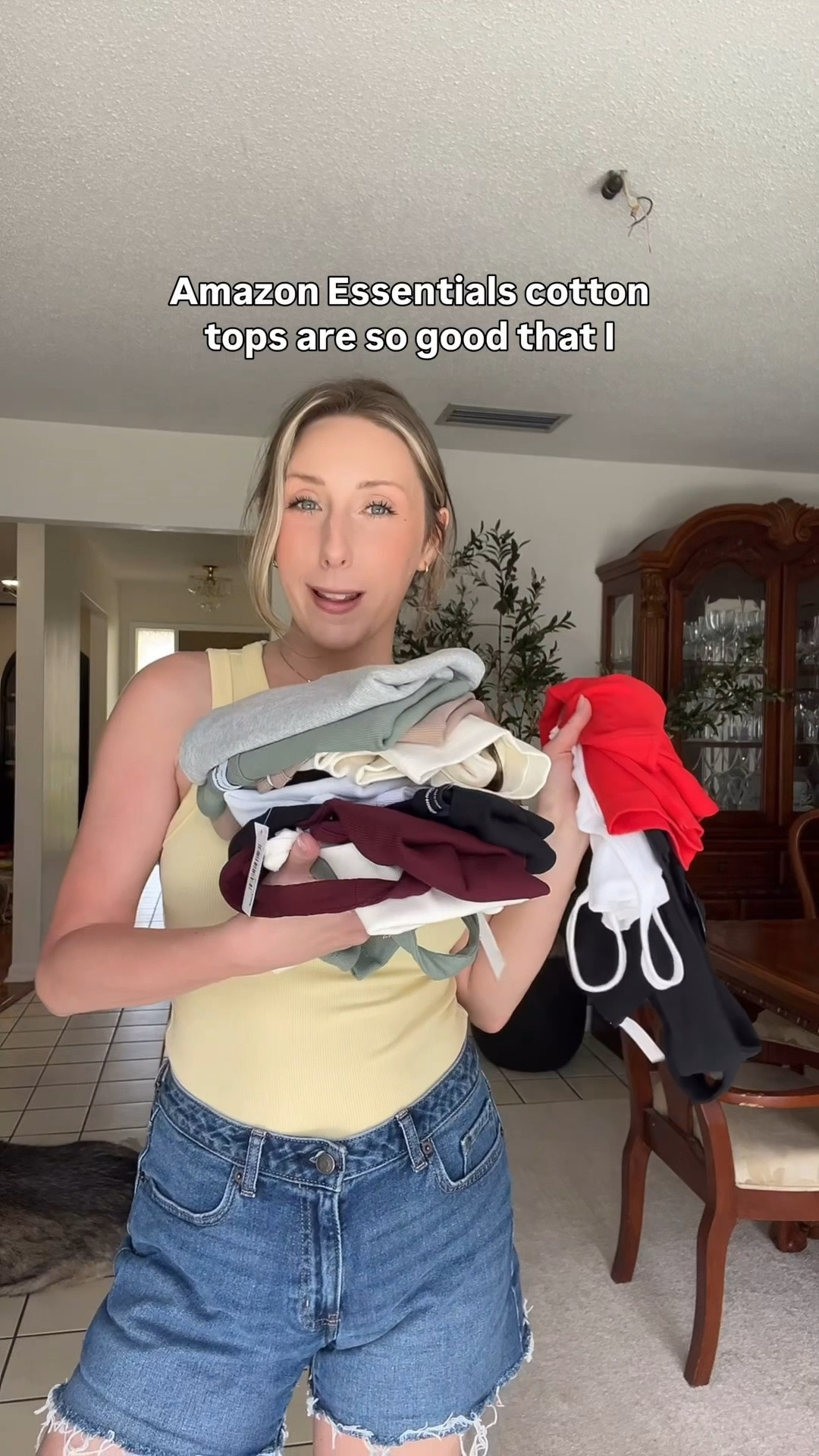 Cotton tank tops from Amazon