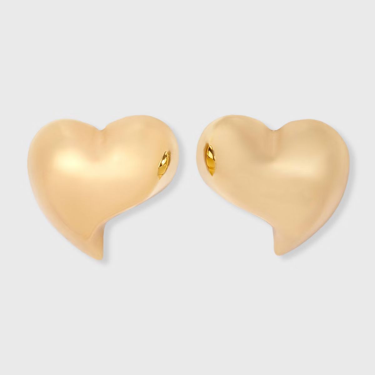 Wave Heart Earrings - A New Day™ Gold | Target