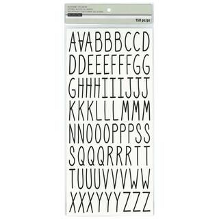 Black Narrow Alphabet Stickers By Recollections™ | Michaels Stores