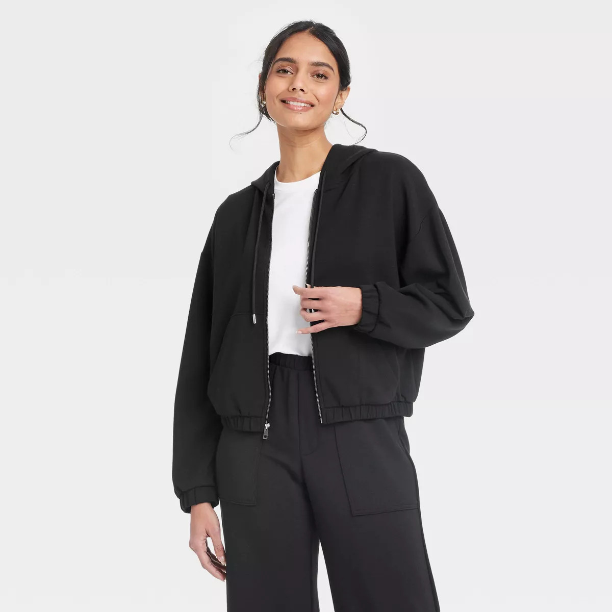 Women's Sandwash Hooded Zip-Up Sweatshirt - A New Day™ | Target