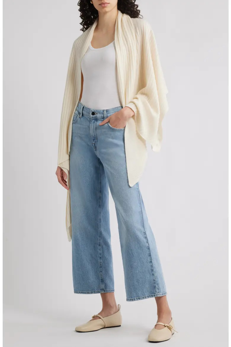 Rib Cashmere Travel Wrap (Women) | Nordstrom | Nordstrom