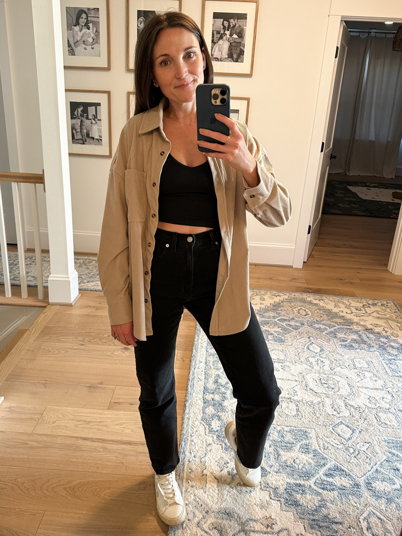 Still loving these Madewell jeans. Paired with my align tank (perfect for workouts and every day wear) and a corduroy shacket I found on Amazon. 

#LTKSeasonal #LTKfindsunder100