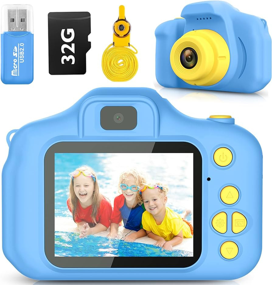 Desuccus Kids Camera Toys Christmas Birthday Gifts for Boys and Girls Kids Toys 3-9 Year Old HD D... | Amazon (US)