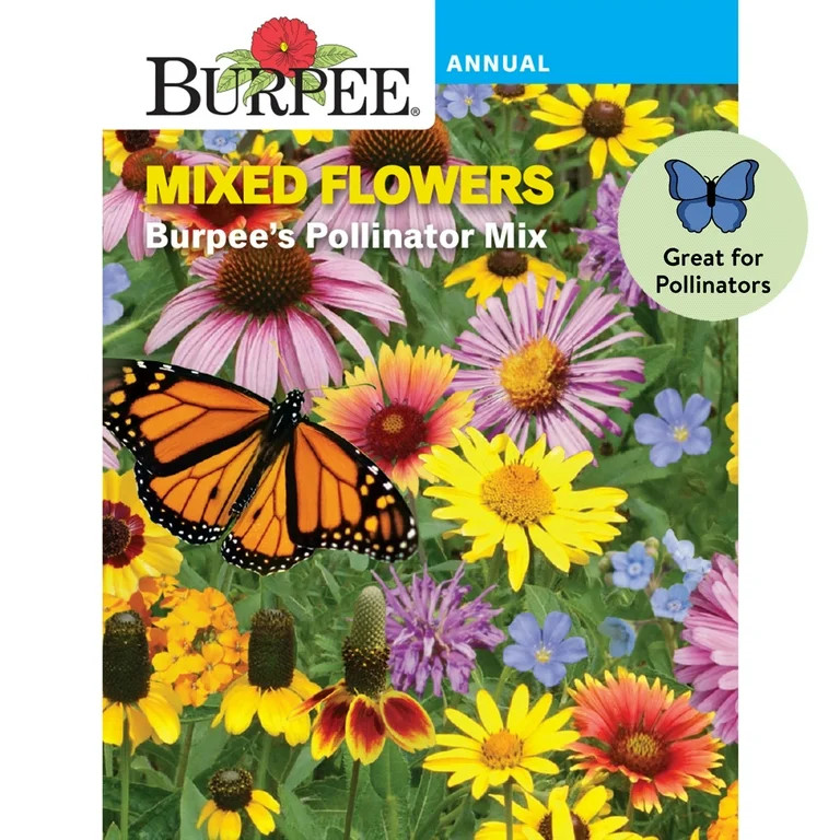 Burpee Burpee's Pollinator Mix Mixed Flower Seed, 1-Pack | Walmart (US)