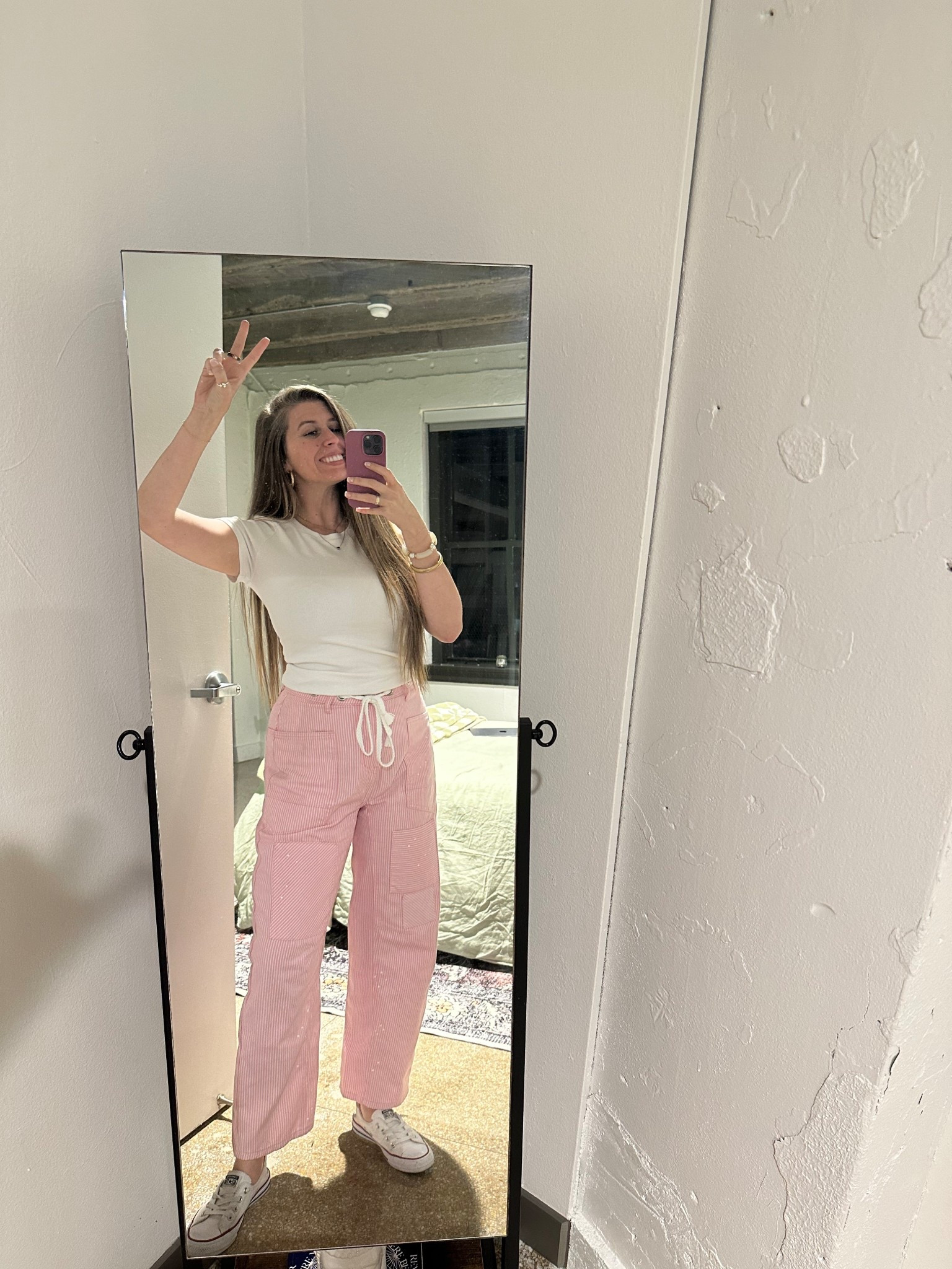 THESE PANTSSSSS!!!! So cUUUUte!!! Totally a free people dupe 💓🌸🦩

#LTKFindsUnder100 #LTKStyleTip #LTKWorkwear