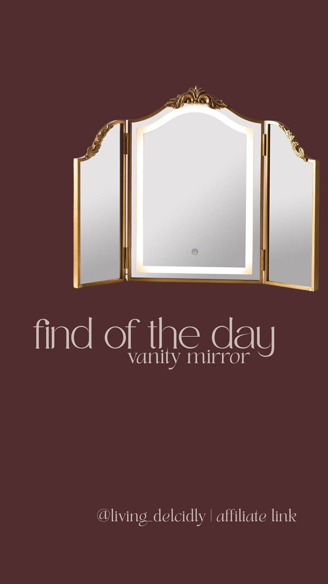 This antique style vanity mirror is STUNNING!! If only I had a place for it 😍

Bathroom finds, makeup essentials, Amazon finds

#LTKHome