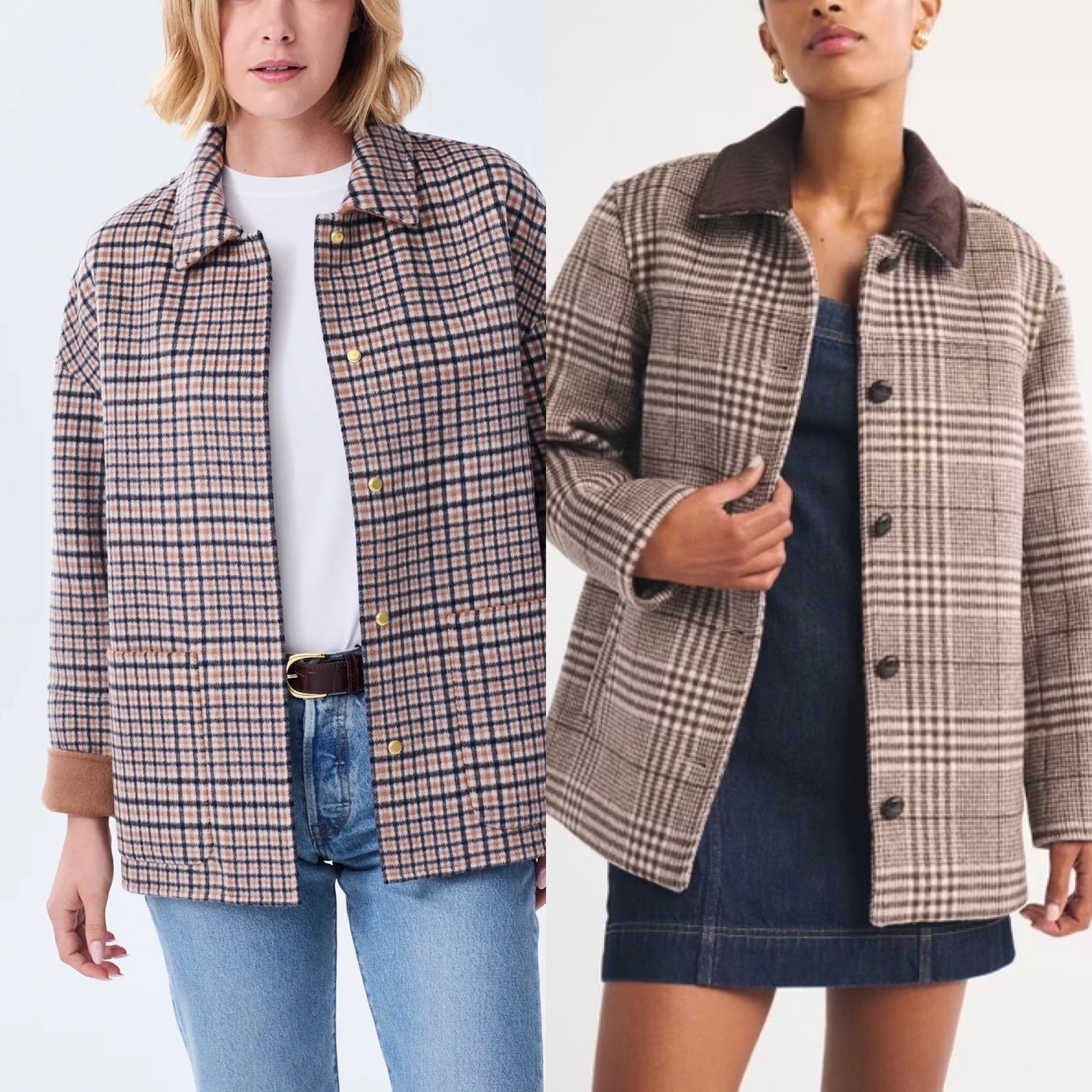 Alice Walk plaid jacket for $575? Or the Abercrombie (cuter!) version for $180??

Fall jacket, fall coat, fall fashion

#LTKSeasonal