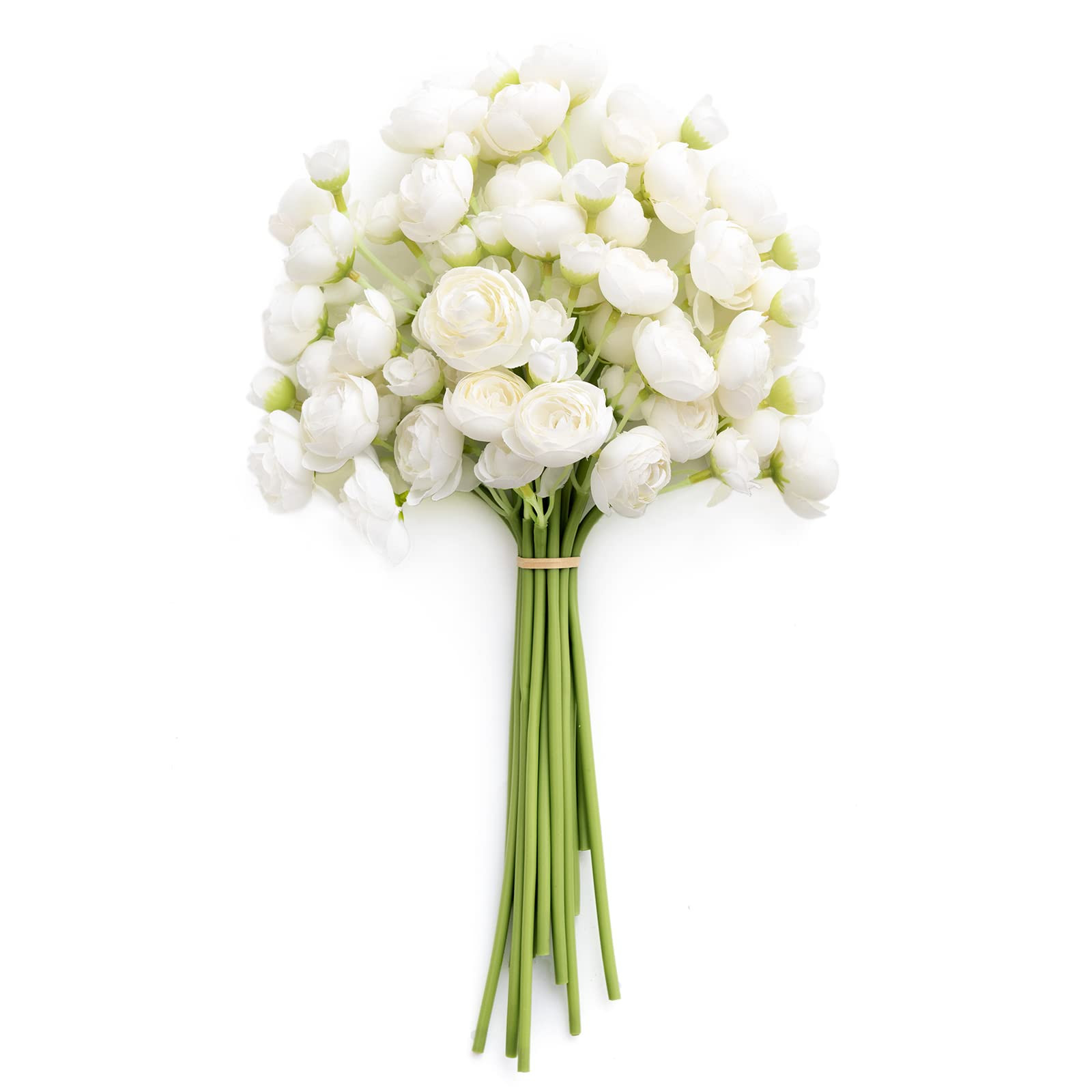 Ling's Moment Ranunculus Artificial Flower, Faux Silk Mini Ranunculus Flowers for DIY Bouquet, Bu... | Amazon (US)