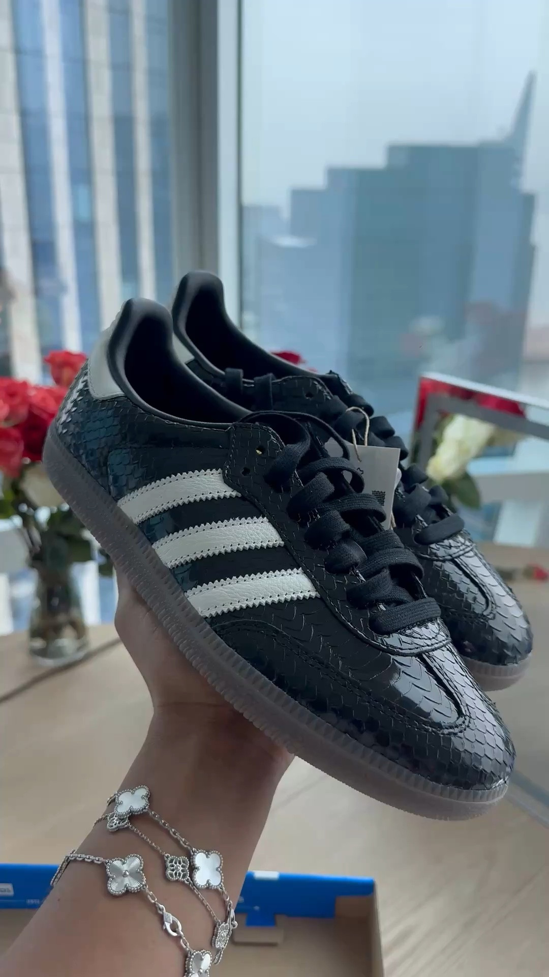 Black snakeskin sambas? Just too good, like literally obsessed! Style with your favorite jeans and literally any top 


#LTKootd #LTKgrwm #LTKdayinmylife