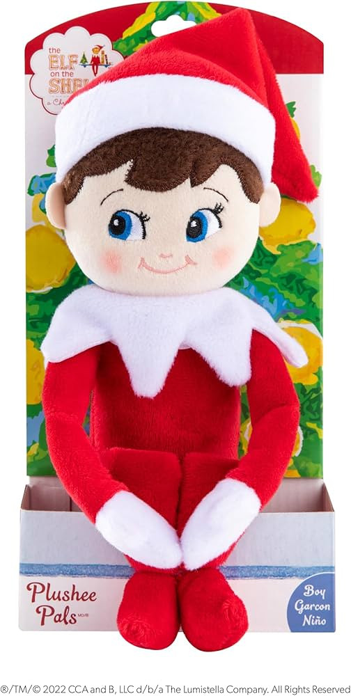 The Elf on the Shelf Plushee Pals - 17-inch The Elf on the Shelf Scout Elf Plush Toys Blue Eyed B... | Amazon (US)