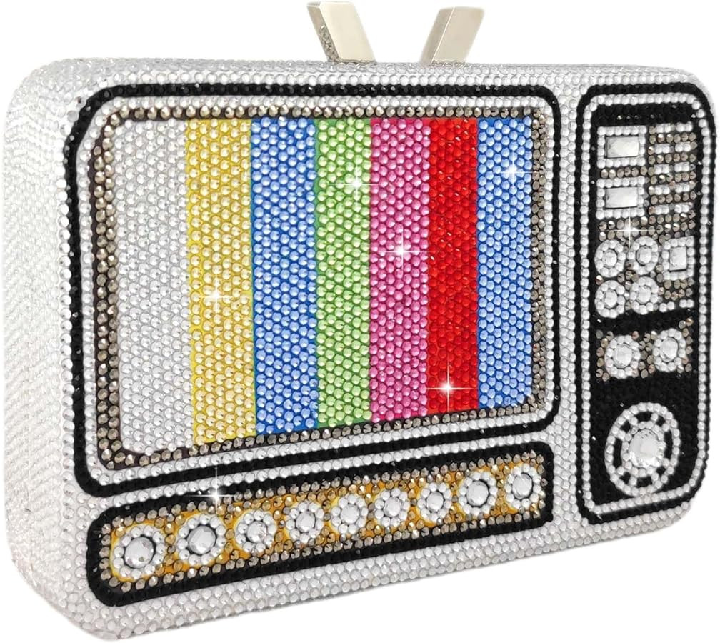 Boutique De FGG Retro Mini Crystal Clutch Purses for Women Luxury Rhinestone Evening Bag Novelty ... | Amazon (US)