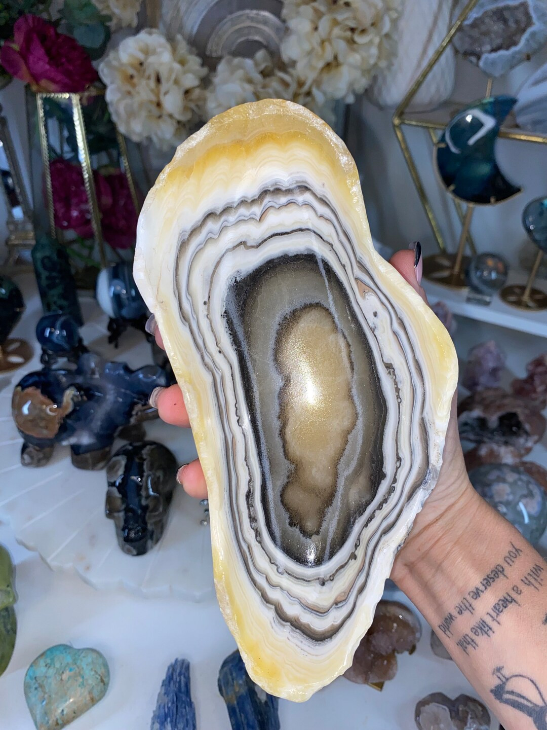 Zebra Onyx Bowl - Etsy | Etsy (US)