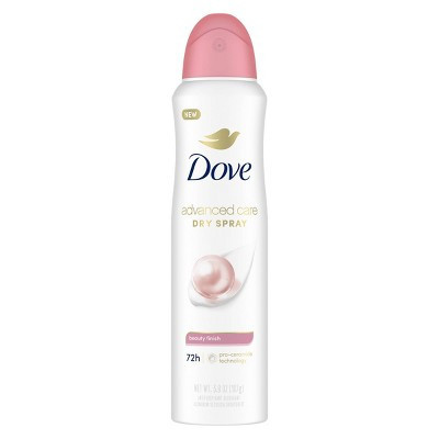 Dove Beauty Advanced Care Beauty Finish 72-Hour Women's Antiperspirant & Deodorant Dry Spray - 3.8oz | Target