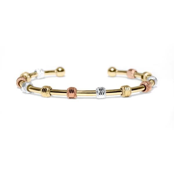 Galaxy Gold Tricolor Journal Bracelet | Chelsea Charles Jewelry
