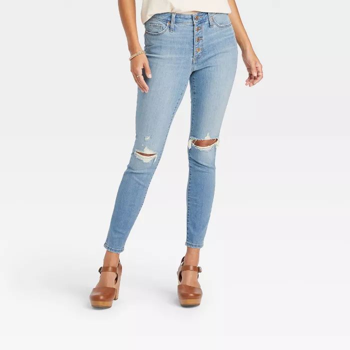 Women's High-Rise Skinny Cropped Jeans - Universal Thread™ | Target