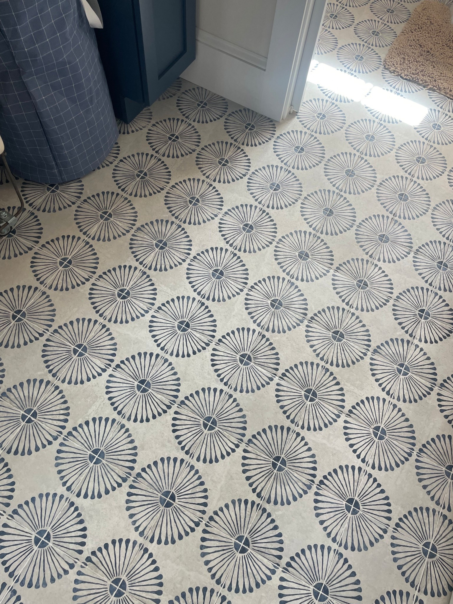 Want the look of luxury floors for less.  Saw this tile in a $2.5 m home.  Found exact same tile in a peel n stick for a fraction of the cost.  

#LTKFindsUnder50 #LTKHome #LTKFamily