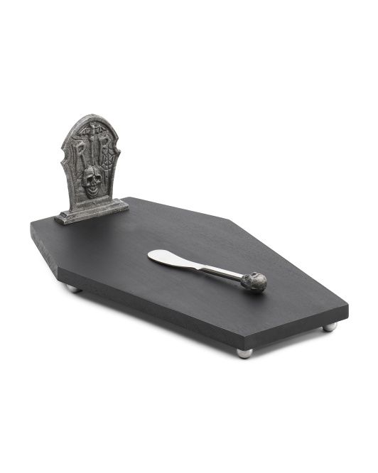 14x8 Rip Coffin Cheeseboard Set | TJ Maxx