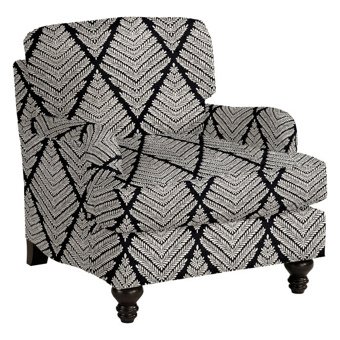 Eton Upholstered Club Chair with Traditional English Arm & Custom Fabric Options | Ballard Designs, Inc.