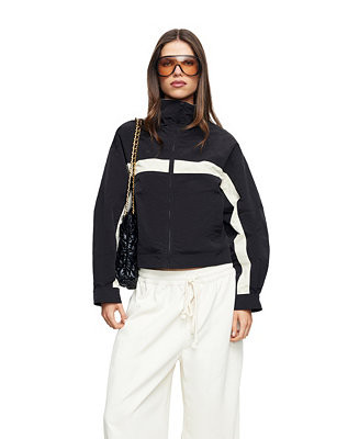 Women's Essential High-Neck Windbreaker Jacket | Macy's