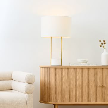 Industrial Outline Table Lamp (27") | West Elm (US)