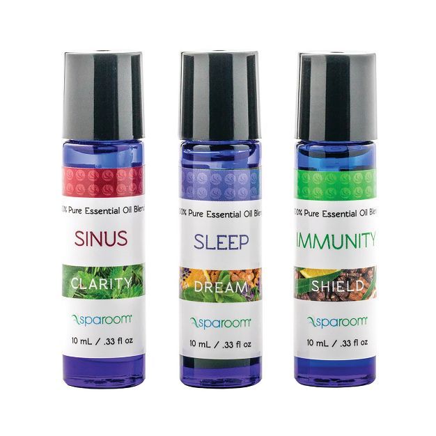 3pk 10ml Sparoom Holistic Pack 100% Pure Essential Oil Sinus, Sleep & Immunity | Target