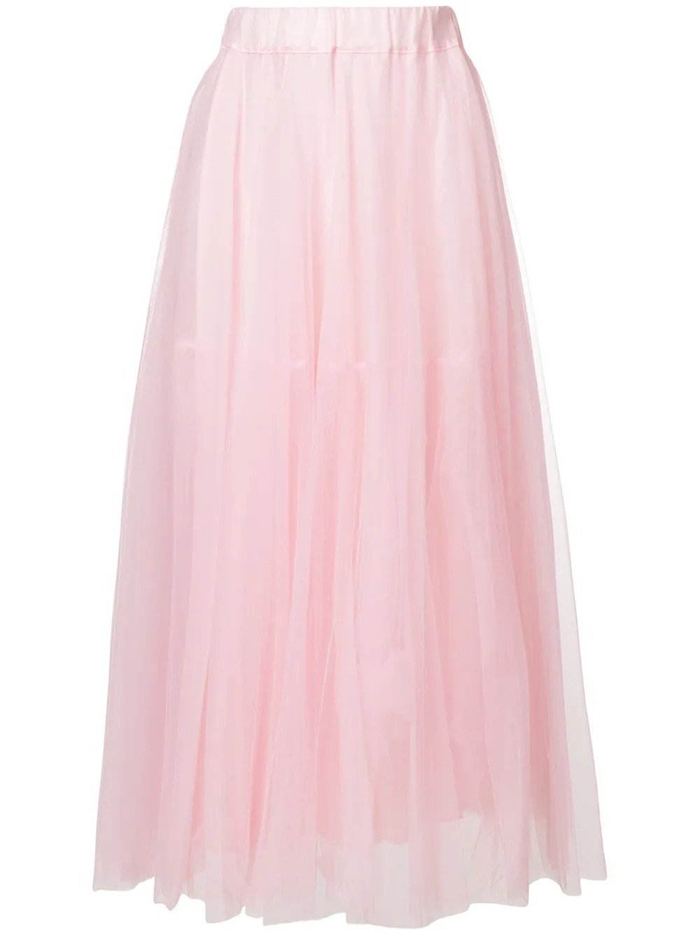 P.A.R.O.S.H. tulle midi skirt - Pink & Purple | FarFetch US