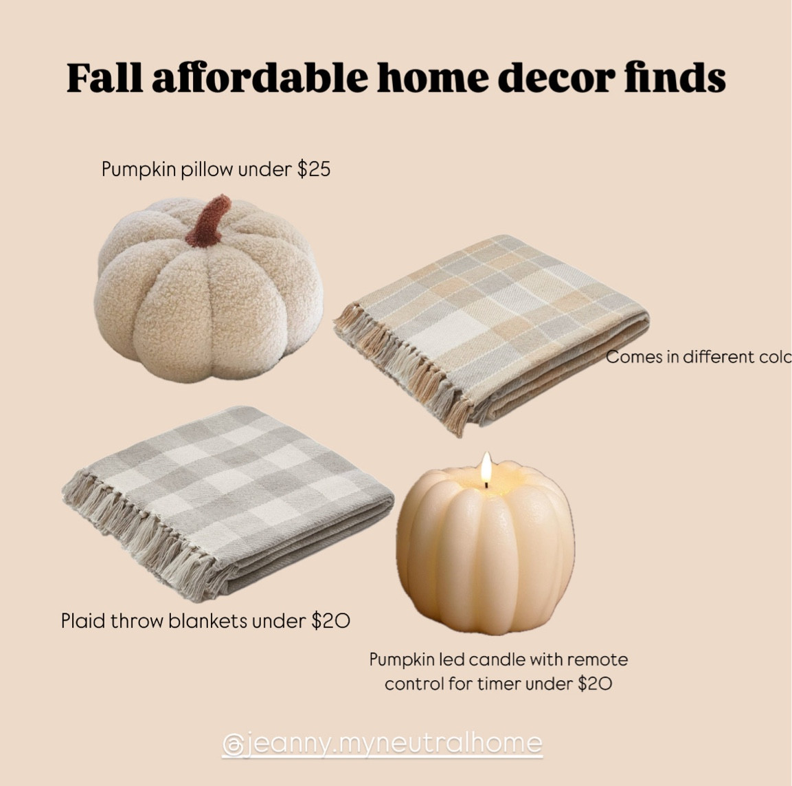 Neutral, modern and cozy affordable fall home decor finds.

Fall decor under $25 

#LTKSeasonal #LTKStyleTip #LTKHome