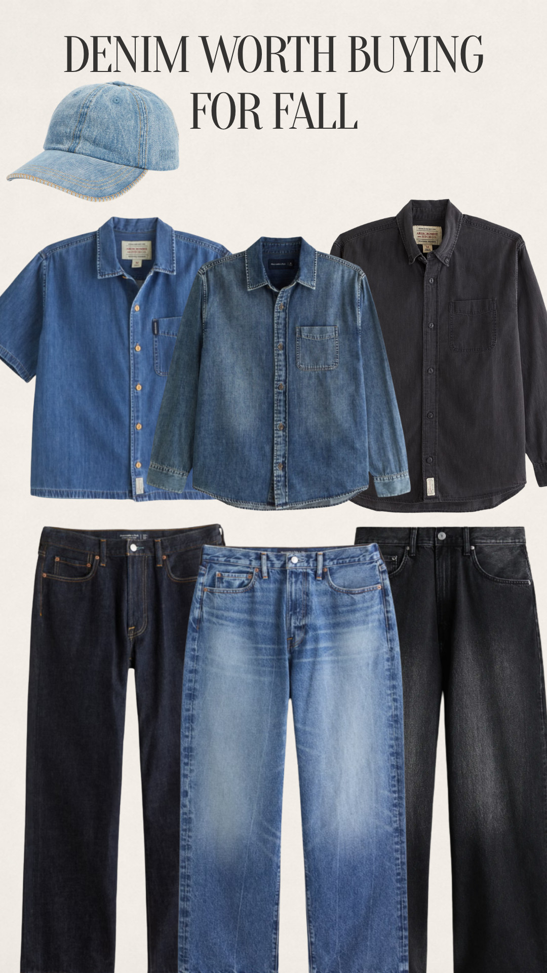 Denim worth buying for fall men 

 #LTKootd #LTKSeasonal #LTKMens