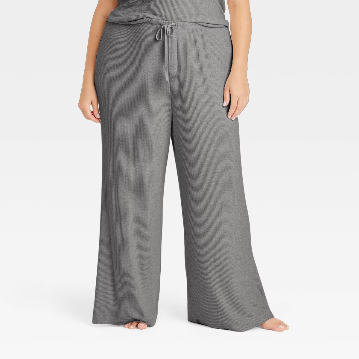 Women's Cozy Ribbed Wide Leg Pants - Auden™ | Target