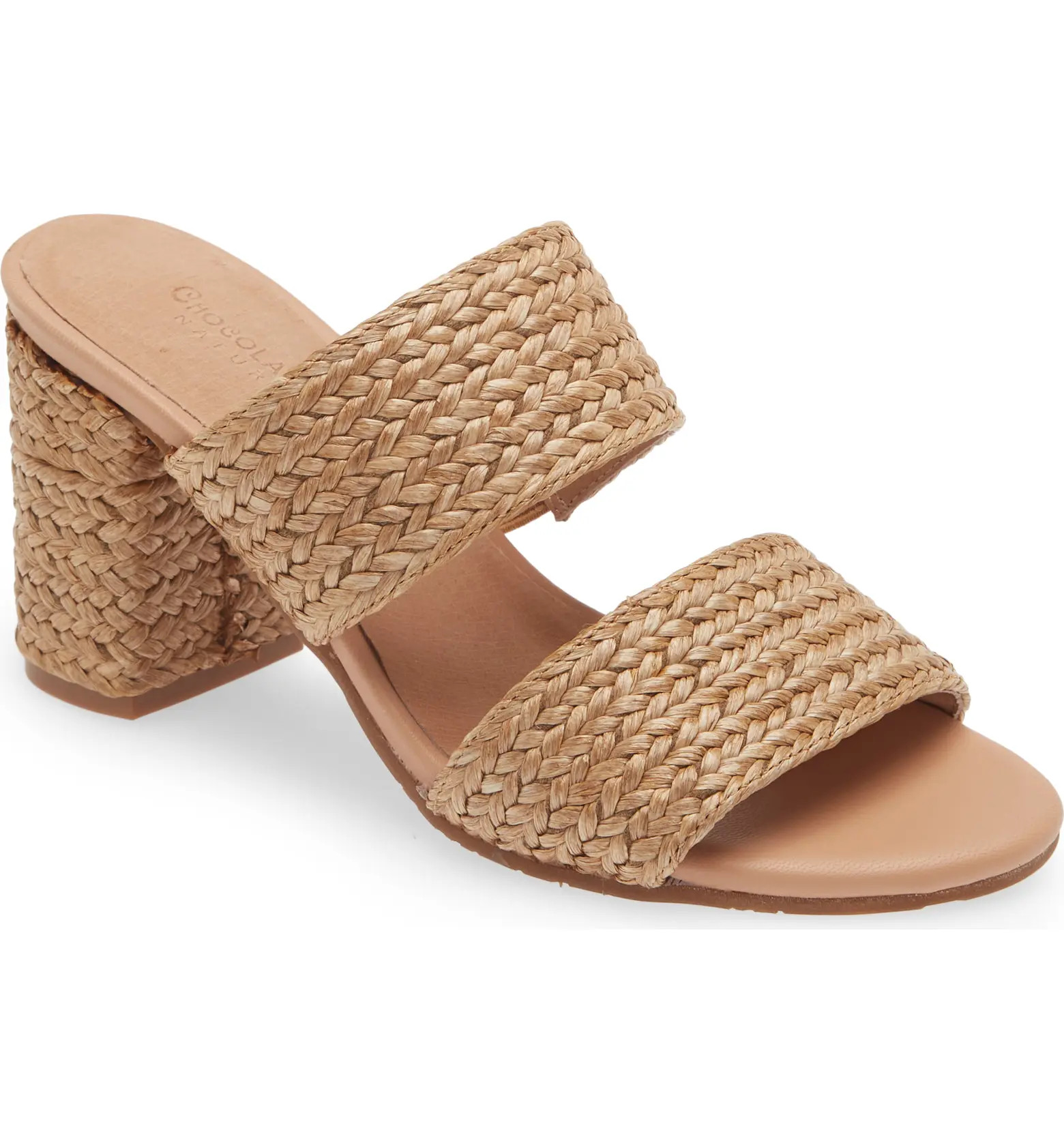 Calissa Raffia Slide Sandal | Nordstrom