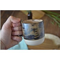 Handmade Stoneware Coffee Mug, Rustic Drinkware | 7 Oz/200 Ml | Etsy (US)