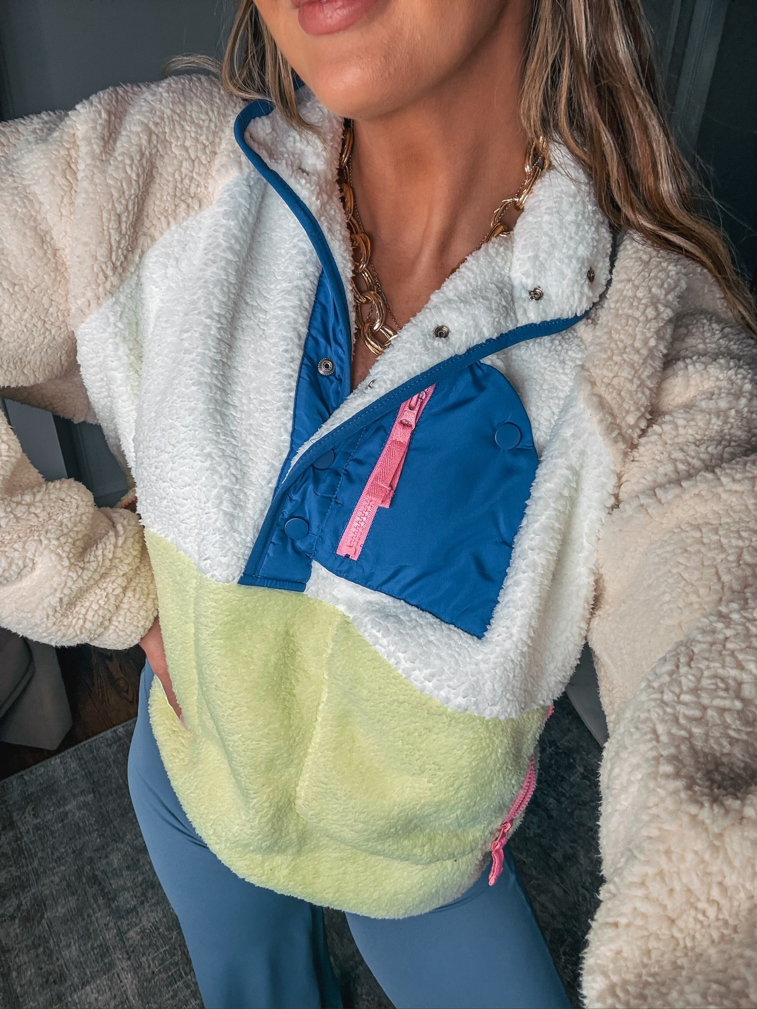 I am loving the colors in this lightweight fleece! It’s perfect for chilly spring nights. 

#LTKmomlife #LTKootd #LTKTall