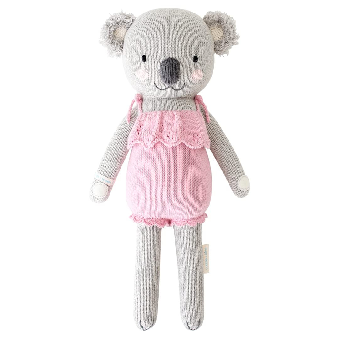 cuddle + kind Claire The Koala Little 13" Hand-Knit Doll – 1 Doll = 10 Meals, Fair Trade, Heirl... | Amazon (US)