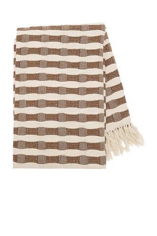 Morrow Soft Goods Ramona Throw in Cream & Caribou from Revolve.com | Revolve Clothing (Global)
